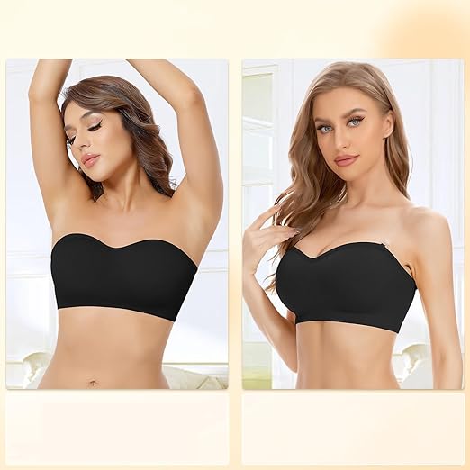 Sujetador sin Tirantes Push Up negro XL/XXL - additional image 2